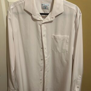Men's Elegant White Dress Shirt